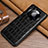 Funda Lujo Cuero Carcasa ST3 para Huawei Mate 40 Negro