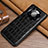 Funda Lujo Cuero Carcasa ST3 para Huawei Mate 40 Pro+ Plus Negro