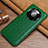 Funda Lujo Cuero Carcasa ST3 para Huawei Mate 40 Pro+ Plus Verde