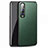 Funda Lujo Cuero Carcasa U03 para Oppo Find X2 Pro Verde