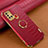 Funda Lujo Cuero Carcasa XD1 para Samsung Galaxy A21s Rojo