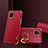 Funda Lujo Cuero Carcasa XD2 para Samsung Galaxy M60s Rojo