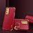 Funda Lujo Cuero Carcasa XD2 para Samsung Galaxy S20 Lite 5G Rojo