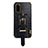 Funda Lujo Cuero Carcasa XD5 para Samsung Galaxy S20 5G Negro