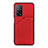 Funda Lujo Cuero Carcasa Y01B para Xiaomi Mi 10T 5G Rojo