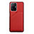 Funda Lujo Cuero Carcasa Y01B para Xiaomi Mi 11T 5G Rojo