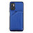 Funda Lujo Cuero Carcasa Y01B para Xiaomi POCO M3 Pro 5G Azul