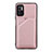 Funda Lujo Cuero Carcasa Y01B para Xiaomi POCO M3 Pro 5G Oro Rosa