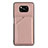 Funda Lujo Cuero Carcasa Y01B para Xiaomi Poco X3 NFC Oro Rosa