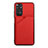 Funda Lujo Cuero Carcasa Y01B para Xiaomi Redmi Note 11 4G (2022) Rojo