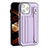 Funda Lujo Cuero Carcasa Y02B para Apple iPhone 13 Pro Max Purpura Claro