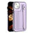 Funda Lujo Cuero Carcasa Y02B para Apple iPhone 14 Plus Purpura Claro