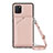 Funda Lujo Cuero Carcasa Y02B para Samsung Galaxy A81 Oro Rosa