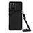 Funda Lujo Cuero Carcasa Y02B para Samsung Galaxy A91 Negro