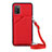 Funda Lujo Cuero Carcasa Y02B para Samsung Galaxy M02s Rojo