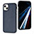 Funda Lujo Cuero Carcasa Y03B para Apple iPhone 14 Plus Azul