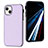 Funda Lujo Cuero Carcasa Y03B para Apple iPhone 14 Plus Purpura Claro