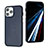 Funda Lujo Cuero Carcasa Y03B para Apple iPhone 14 Pro Azul