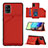 Funda Lujo Cuero Carcasa Y04B para Samsung Galaxy A71 5G Rojo