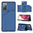 Funda Lujo Cuero Carcasa Y04B para Samsung Galaxy S20 FE (2022) 5G Azul
