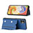 Funda Lujo Cuero Carcasa YB1 para Samsung Galaxy A04E Azul