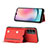 Funda Lujo Cuero Carcasa YB1 para Samsung Galaxy A14 5G Rojo
