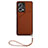 Funda Lujo Cuero Carcasa YB1 para Xiaomi Redmi Note 12 Explorer Marron