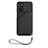 Funda Lujo Cuero Carcasa YB2 para Oppo A54s Negro