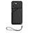 Funda Lujo Cuero Carcasa YB2 para Oppo A57 4G Negro