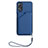 Funda Lujo Cuero Carcasa YB2 para Oppo A78 5G Azul