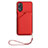 Funda Lujo Cuero Carcasa YB2 para Oppo A78 5G Rojo