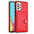 Funda Lujo Cuero Carcasa YB2 para Samsung Galaxy A72 5G Rojo