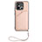 Funda Lujo Cuero Carcasa YB2 para Xiaomi Poco C55 Oro Rosa