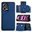 Funda Lujo Cuero Carcasa YB2 para Xiaomi Redmi Note 12 Explorer Azul