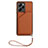 Funda Lujo Cuero Carcasa YB2 para Xiaomi Redmi Note 12 Pro Speed 5G Marron