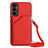 Funda Lujo Cuero Carcasa YB3 para Samsung Galaxy A14 5G Rojo