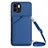 Funda Lujo Cuero Carcasa YB3 para Xiaomi Poco C50 Azul