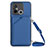 Funda Lujo Cuero Carcasa YB3 para Xiaomi Poco C55 Azul