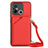 Funda Lujo Cuero Carcasa YB3 para Xiaomi Poco C55 Rojo