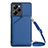 Funda Lujo Cuero Carcasa YB3 para Xiaomi Poco X5 Pro 5G Azul