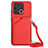 Funda Lujo Cuero Carcasa YB3 para Xiaomi Redmi 10C 4G Rojo