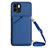 Funda Lujo Cuero Carcasa YB3 para Xiaomi Redmi A2 Plus Azul