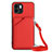 Funda Lujo Cuero Carcasa YB3 para Xiaomi Redmi A2 Plus Rojo