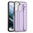 Funda Lujo Cuero Carcasa YB4 para Samsung Galaxy S22 5G Morado