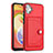 Funda Lujo Cuero Carcasa YB5 para Samsung Galaxy A04E Rojo