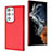 Funda Lujo Cuero Carcasa YB6 para Samsung Galaxy S22 Ultra 5G Rojo