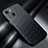 Funda Lujo Fibra de Carbon Carcasa Twill C01 para Apple iPhone 13 Mini Negro