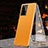 Funda Lujo Marco de Aluminio Carcasa 360 Grados D01 para Samsung Galaxy S21 Ultra 5G Naranja