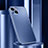 Funda Lujo Marco de Aluminio Carcasa 360 Grados M01 para Apple iPhone 13 Azul