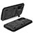 Funda Lujo Marco de Aluminio Carcasa 360 Grados M01 para Samsung Galaxy S22 5G Negro